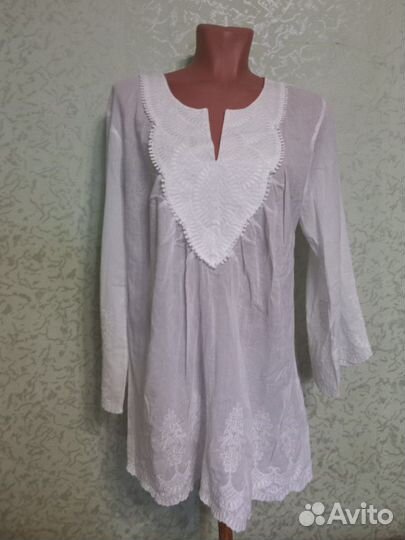 Индия Мягкий Хлопок 46-48р Блузка