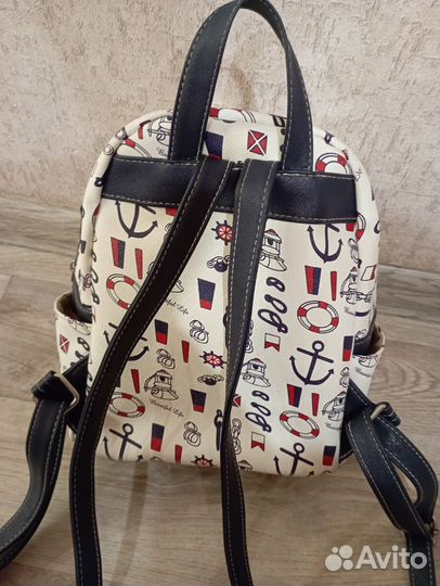 Рюкзак для девочки кож зам