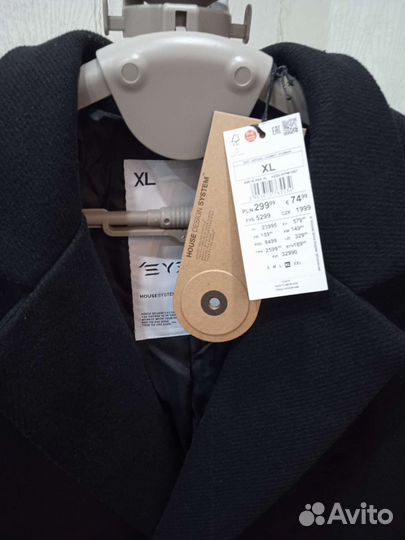 Пальто мужское новое 52