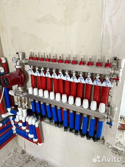 Частный мастер, отопление, тёплый пол, водоснабжен