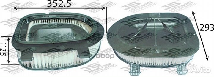 Фильтр воздушный JS A0500 A0500 JS Asakashi