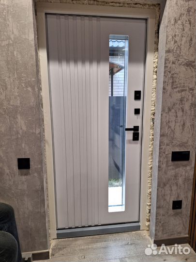 Уличная дверь гармошка с терморазрывом