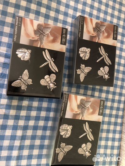 Кольца для салфеток Bugs Англия