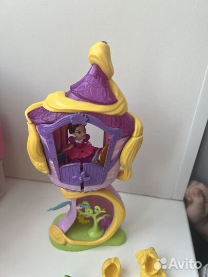 Кукла рапунцель в домике