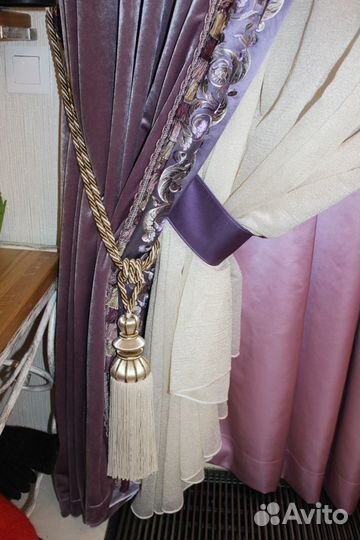 Дизайн и пошив штор, изготовление карнизов