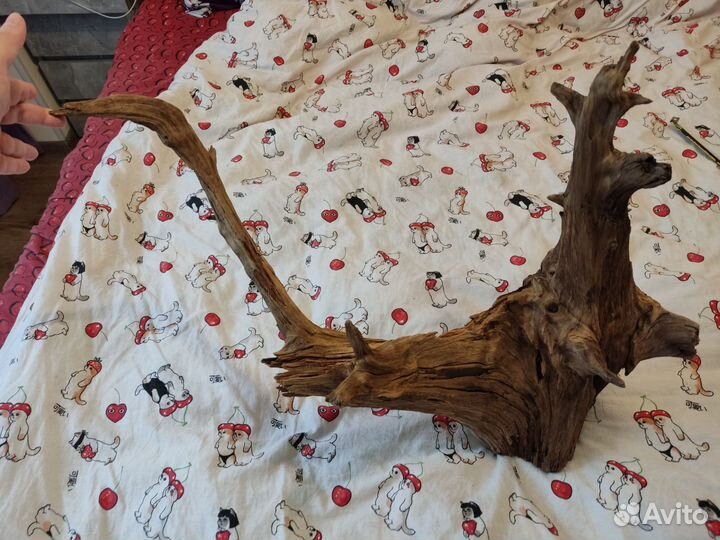 Коряга в аквариум