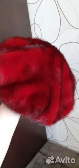 Шапка норковая женская