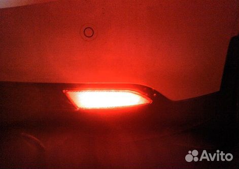 Катафоты заднего бампера светодиодные Ford Focus 3