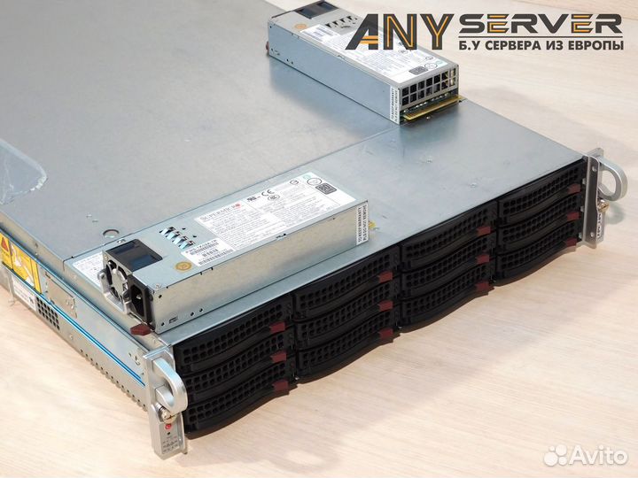 Сервер Supermicro 6028UX 2x E5-2667v4 128Gb 12LFF