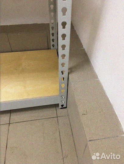 Стеллажи металлические разборные усиленные (для лю