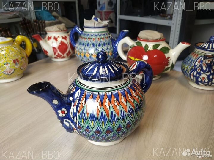 Чайник заварочный. Риштанская керамика