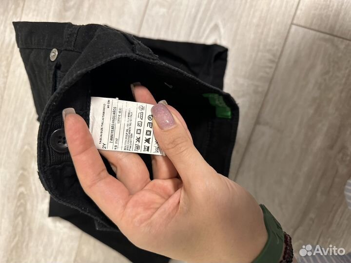 Джинсы черные united colors of benetton 86