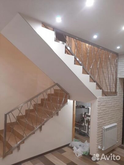 Перила, поручни из нержавеющей стали