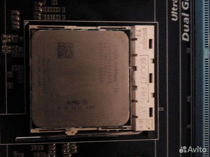 Материнская плата fm1, athlon x4 641, 4+4 gb ddr3