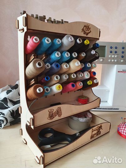 Органайзер для ниток С нижней полочкой