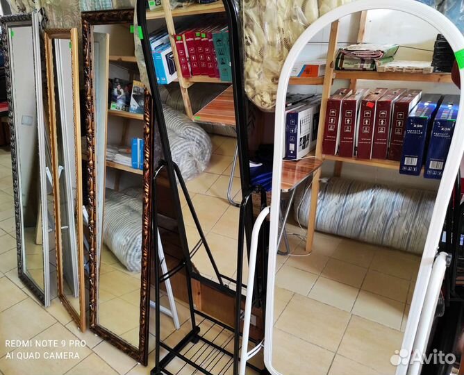 Напольное зеркало новое в полный рост красивое