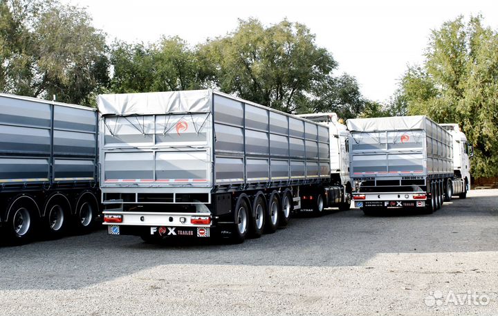 Полуприцеп зерновоз FOX Trailer Зерновоз-бортовой 4 оси, 2023