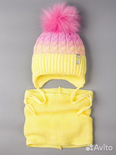 Шапка и шарф зимние