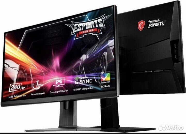 Киберспортивный монитор 240гц MSI Optix MAG251RX