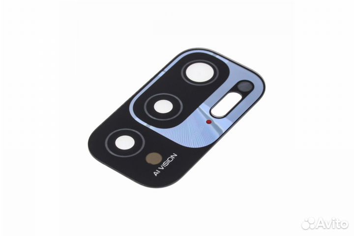 Стекло камеры для Xiaomi Redmi Note 10 4G (черный)