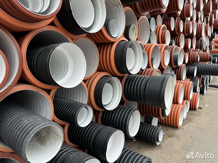 Труба гофрированная в канаву