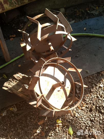 Железные колёса на мотоблок