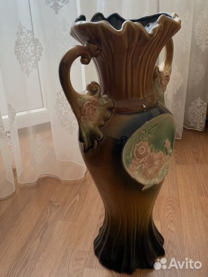 Ваза напольная керамическая