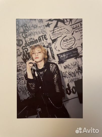 Открытка Чонин Stray Kids из тура dominATE