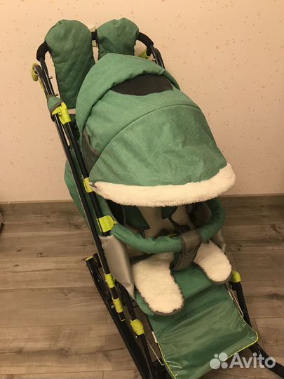 Санки коляска ника детям 7-3