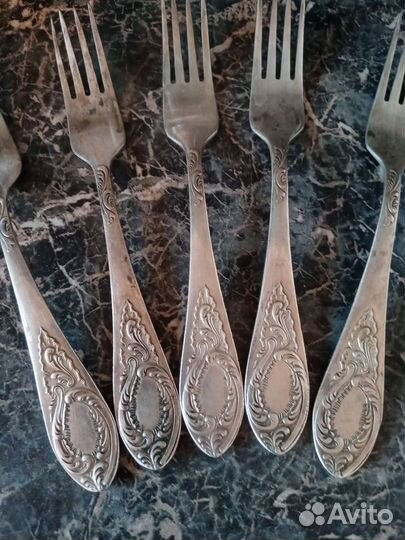 Ложки вилки мельхиоровые СССР