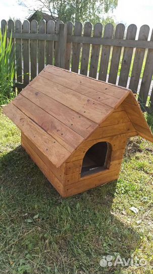 Будка для собаки средних размеров (утепленная)
