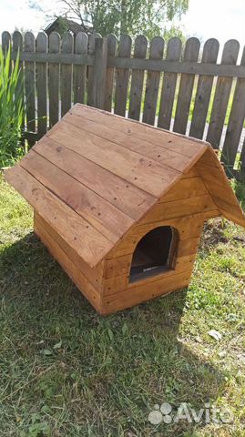 Будка для собаки средних размеров (утепленная)