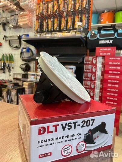 Присоска помповая DLT VST-207 Mini, 7 дюймов, 110к