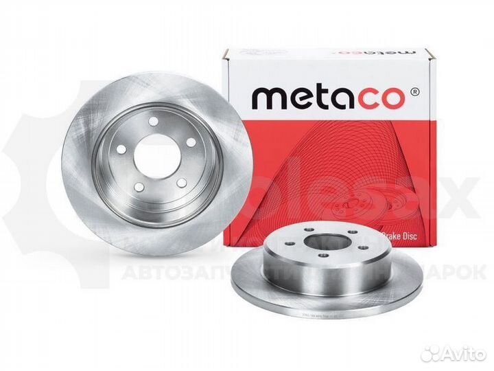 Диск тормозной задний Metaco 3060-166