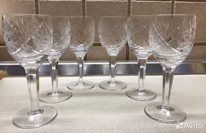 Хрустальная рюмка СССР ретро винтаж