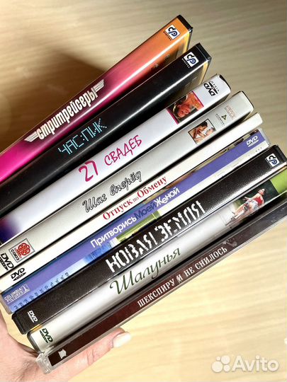 DVD диски фильмы 22шт