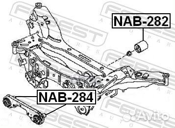 Сайлентблок дифференциала зад NAB282 Febest