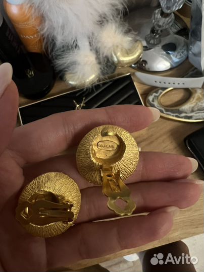 Клипсы винтажные