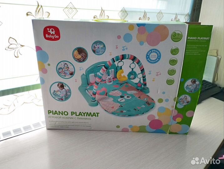 Развивающий коврик с пианино