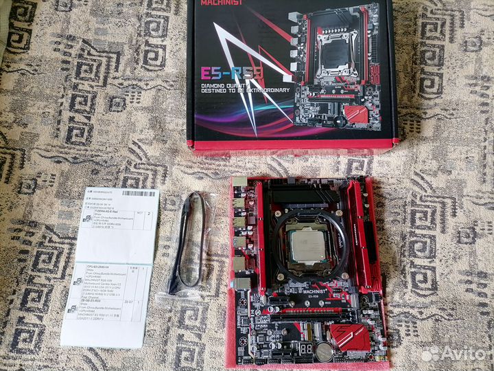 Процессор Xeon E5-2667v3 + материнская плата + ram