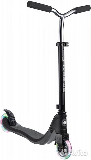 Самокат Globber flow 125 lights (2023) черный