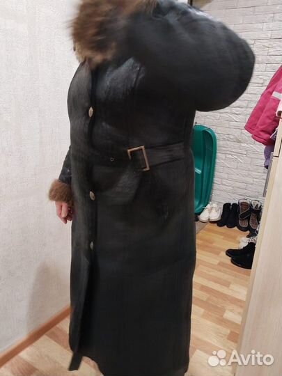 Дубленка натуральная женская 48 50 бу