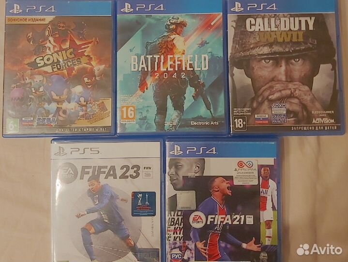 Диски на ps4 и ps5