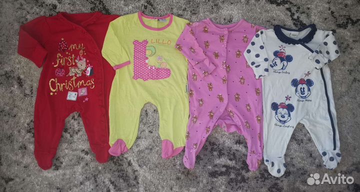 Пакет вещей на малышку с рождения до 3м Бронь