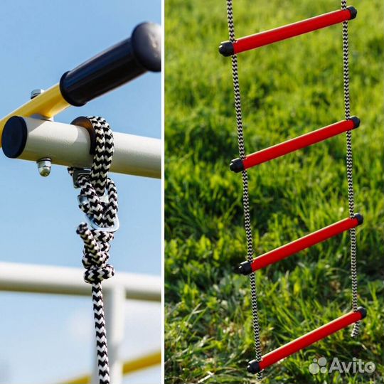 Лестница веревочная на уличный комплекс