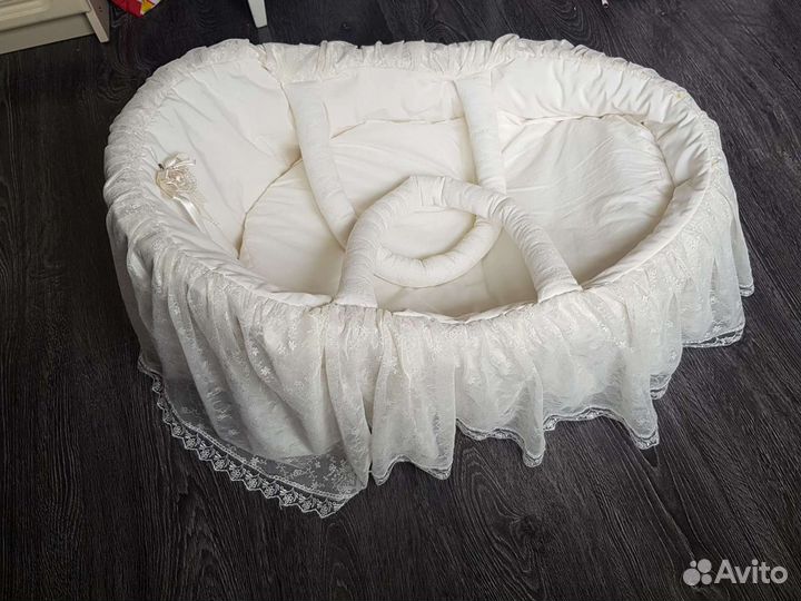 Кокон корзина переноска плетенная