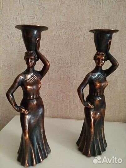 Подсвечник медь