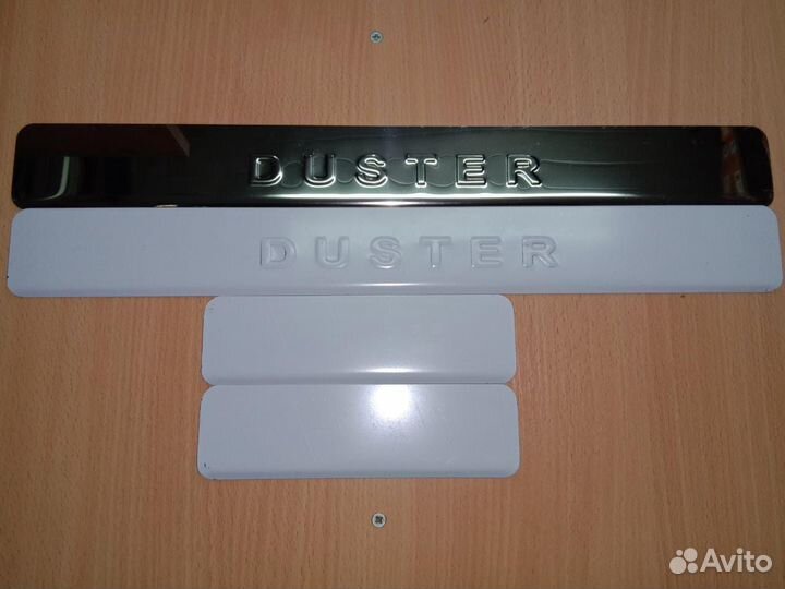 Накладки на пороги Renault Duster (нержавейка)