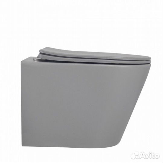 Унитаз подвесной Abber Bequem AC1102MG безободковый