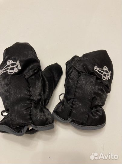 Варежки зимние детские на 1 год